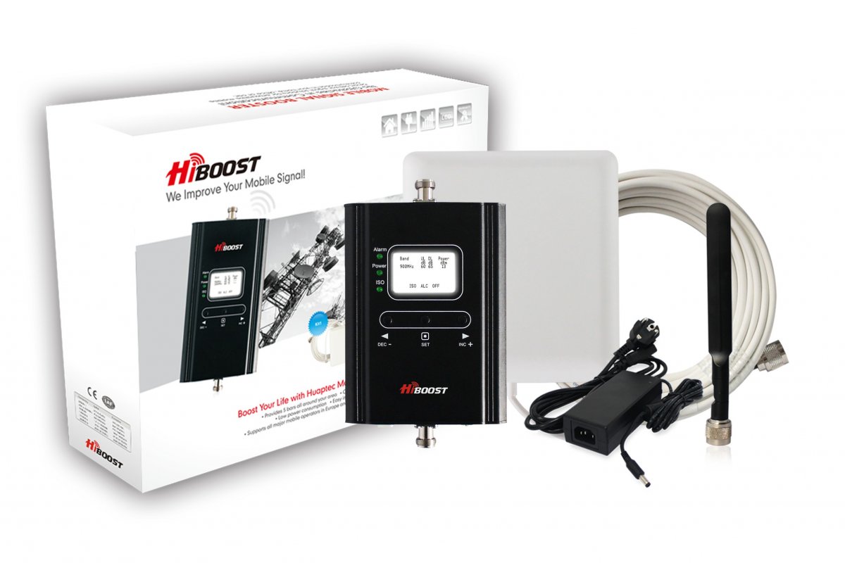 hiboost-Hi13-EGSM-voice signal booster with box